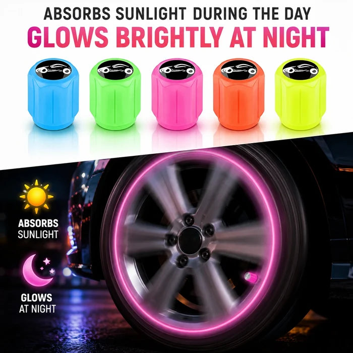 Luminous Tire Valve Caps