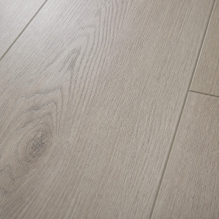 Close-up of the grain and texture of Marino Grey Rigid LVT flooring.