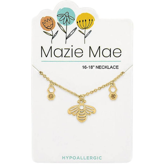 Center Court: Gold Bee Mazie Mae Necklace - Center Court: Gold Bee Mazie Mae Necklace