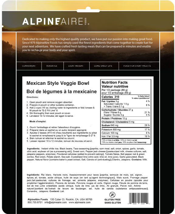 Mexican Style Veggie Bowl (with Rice and Beans)