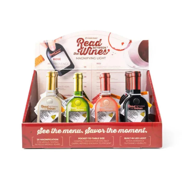The DM Merchandising Modern Monkey Read Between the Wine Magnifier with Light fits right in your pocket.