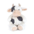 with a heart as big as the barnyard! With her fluffy cream-colored textured coat, soft pink snout, and adorably lopsided dark patches