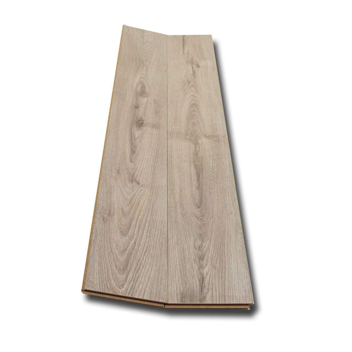 Mushroom Carpenter Oak laminate flooring boards installation system.