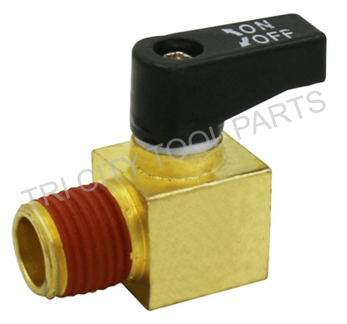 N072023 Drain Cock Ball Valve 1/4" Tank Drain  DeWalt  Porter Cable  DeVilbiss