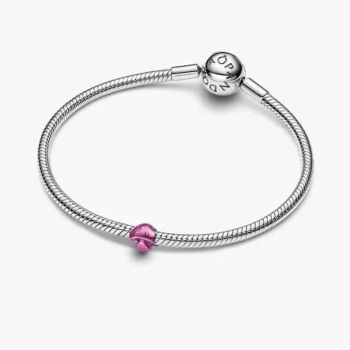Pink Mushroom Mini Charm featuring a cute pink mushroom design