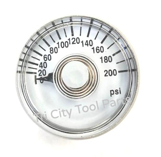 PG18 Air Compressor Gauge 1-1/2"  200psi  Emglo