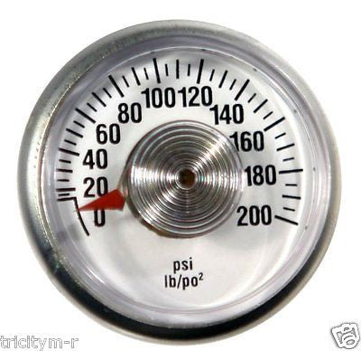 PG18 Air Compressor Gauge 1-1/2"  200psi  Emglo