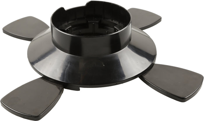 Plastic base for propane cylinder