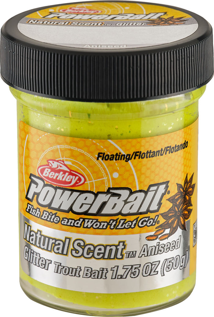 Powerbait Natural Glitter Trout Scented Bait
