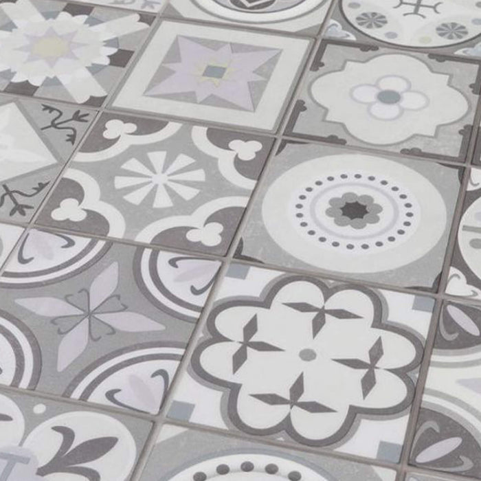 Close-up of a Renaissance Rigid LVT Tile Floor