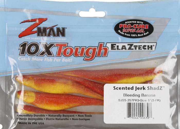 Scented Jerk Shadz Soft Bait - 5 in.