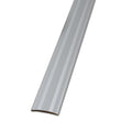 Sliver Square Flat Door Bar on a white background