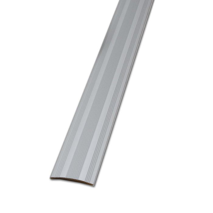 Sliver Square Flat Door Bar on a white background