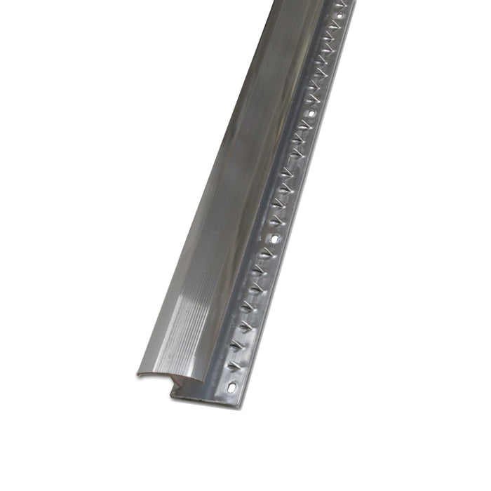 Silver Z Carpet Door Bar on a white background