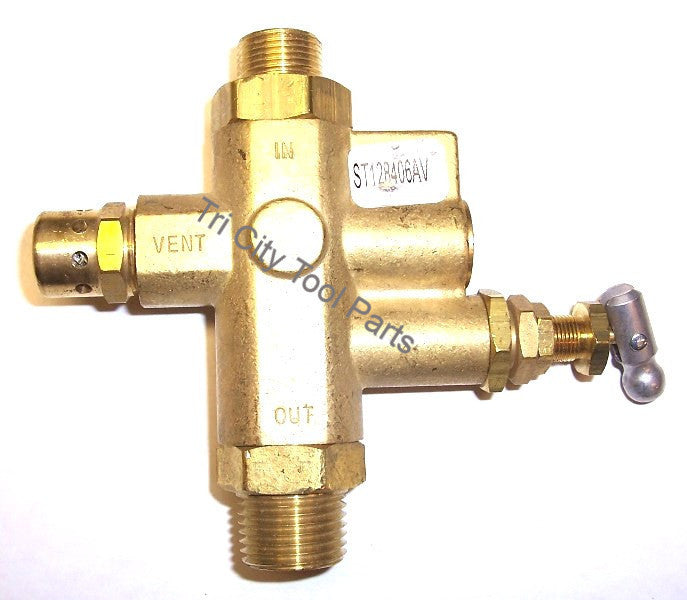 ST128406AV Air Compressor Unloader Valve  Campbell Hausfeld 95 / 110
