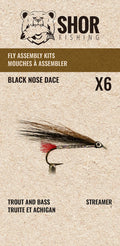 Trout and Bass Fly Assembly Kits - 6/PK
