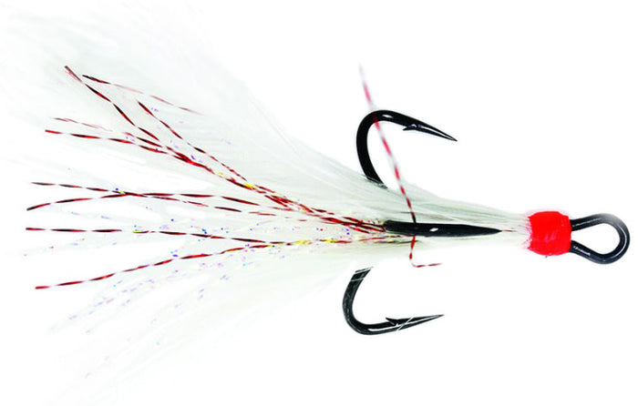 Up Dressed Treble Hook - 2/PK