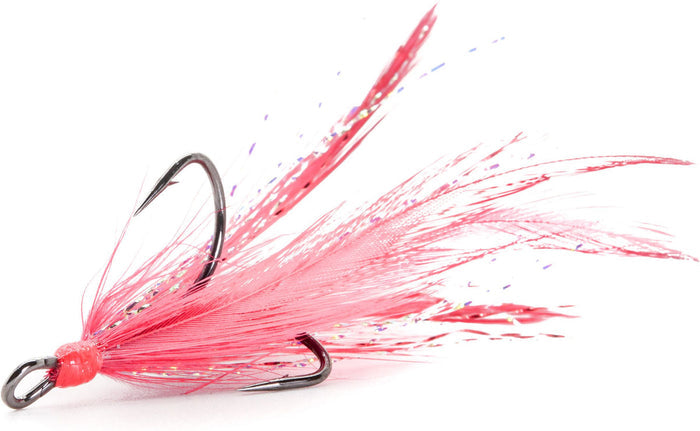 Up Dressed Treble Hook - 2/PK