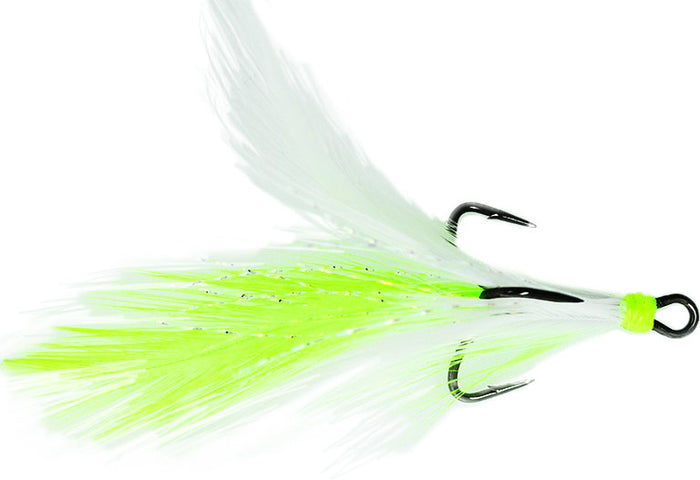 Up Dressed Treble Hook - 2/PK