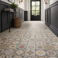 Victorianna Rigid LVT Floor Tiles in a hallway setting.