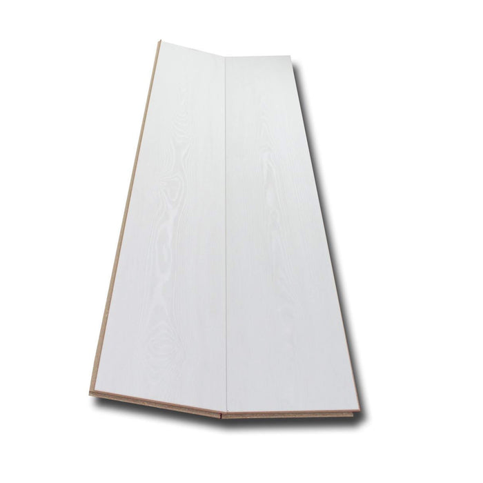 Virgin Scandi Laminate Flooring 1click2Go Installation system on a white background.