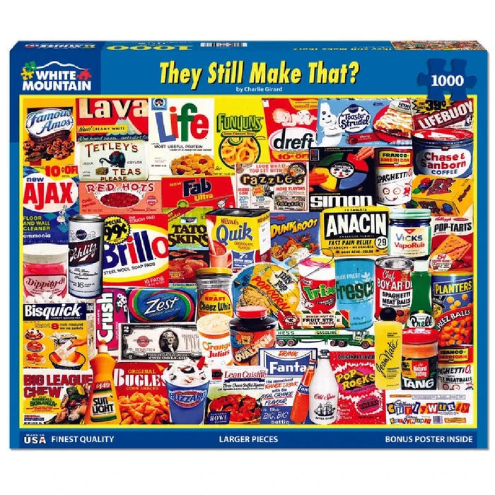 A vibrant collage displaying an array of food items mixed with diverse objects.