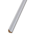White Scotia Floor Trim on a white background
