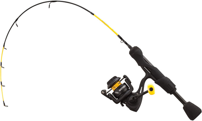 Wicked Ice Hornet Ice Fishing Rod and Reel Combo