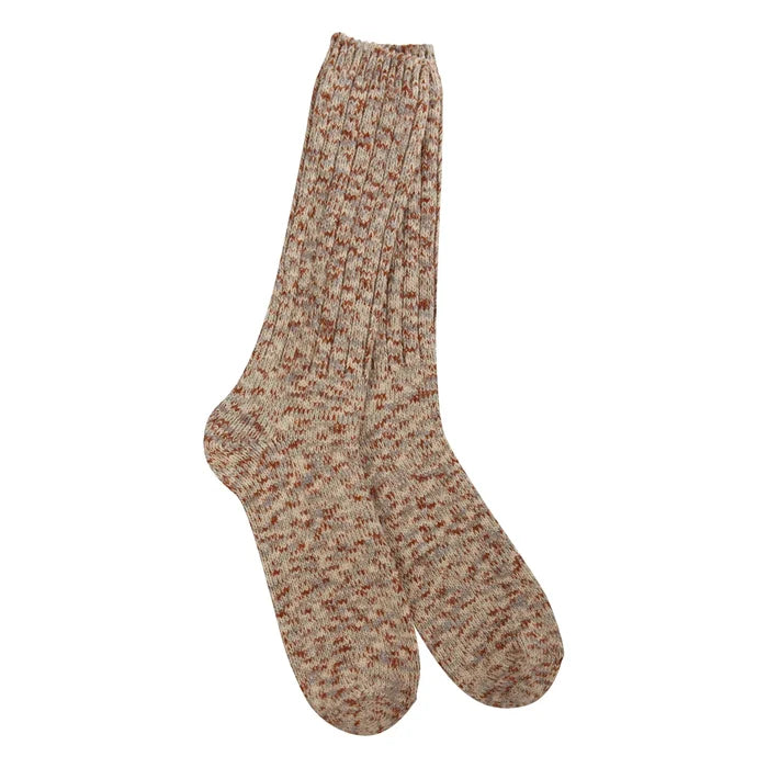 World's Softest Socks :  Taupe Metro Crew